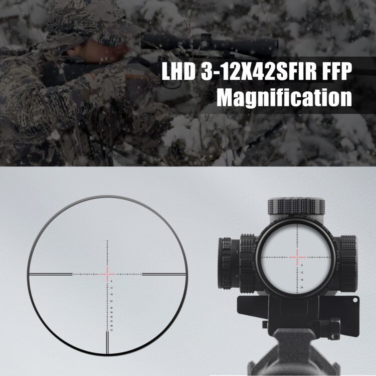 DISCOVERYOPT LHD-NV 3-12X42SFIR-SFP Rifle Scope