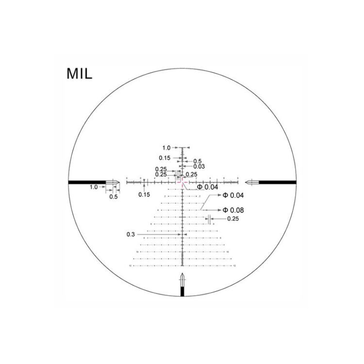 Arken SH-4J 6-24X50 FFP Illuminated Reticle