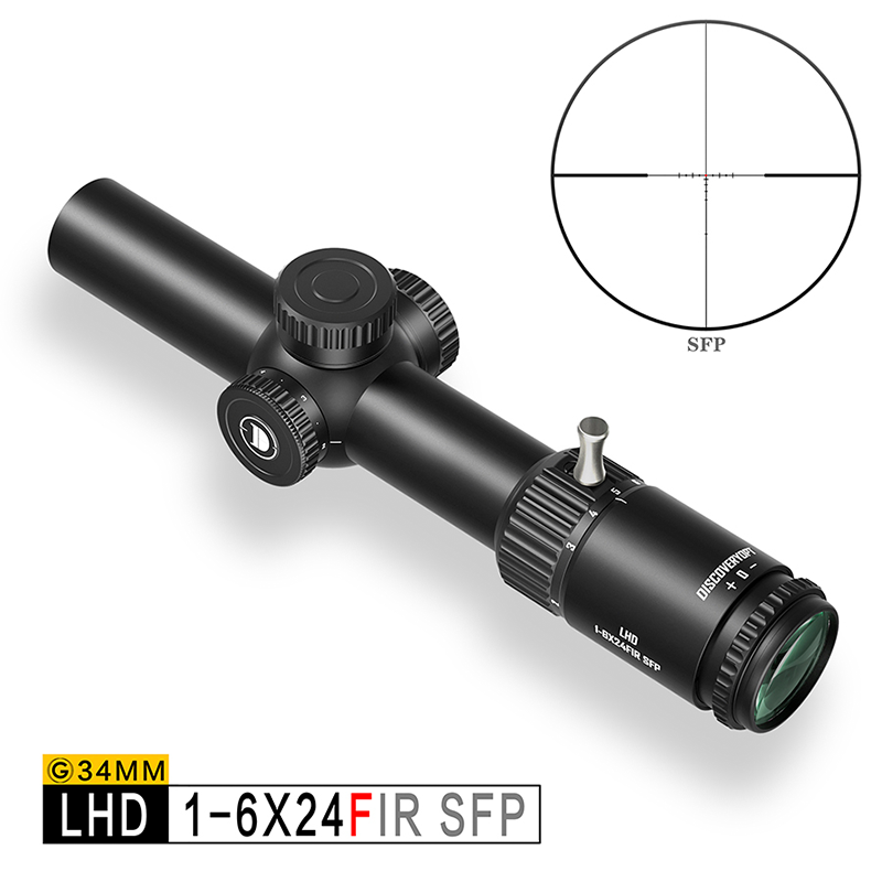 DiscoveryOPT LHD 1-6X24SFIR SFP-MOA Diameter34MM Fiber Reticle Scopes