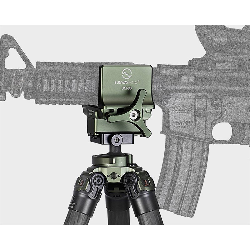 SUNWAYFOTO SM Series Saddle Mount Rifle Adapter-SM-86