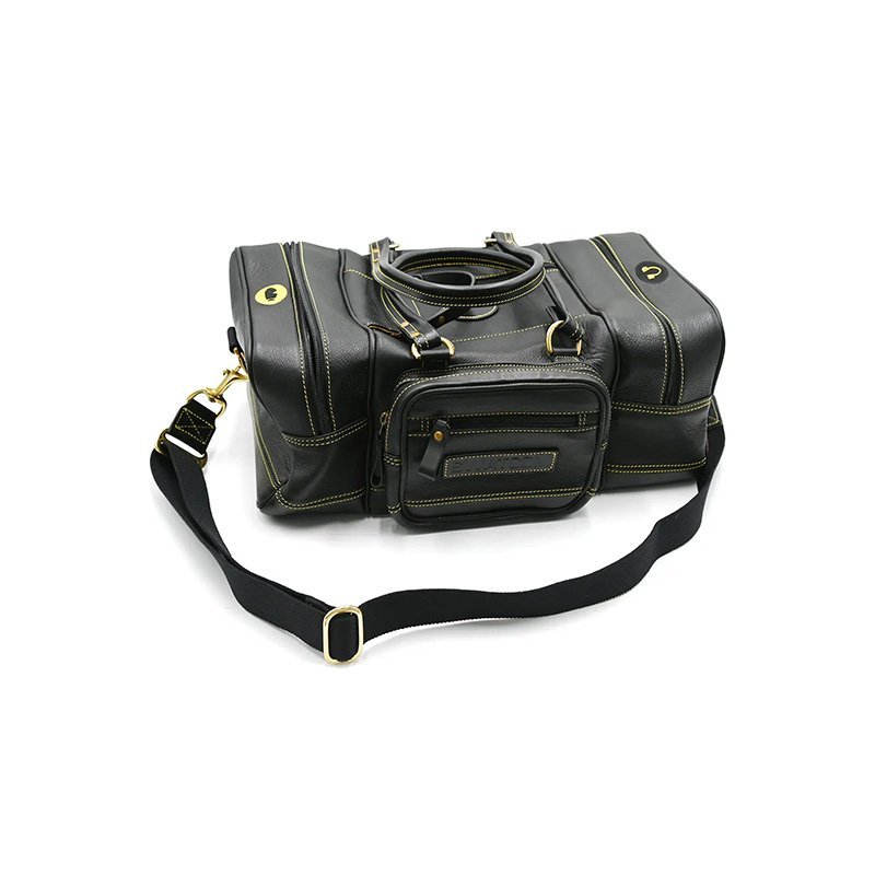 SWATCOM Black Leather Range Bag