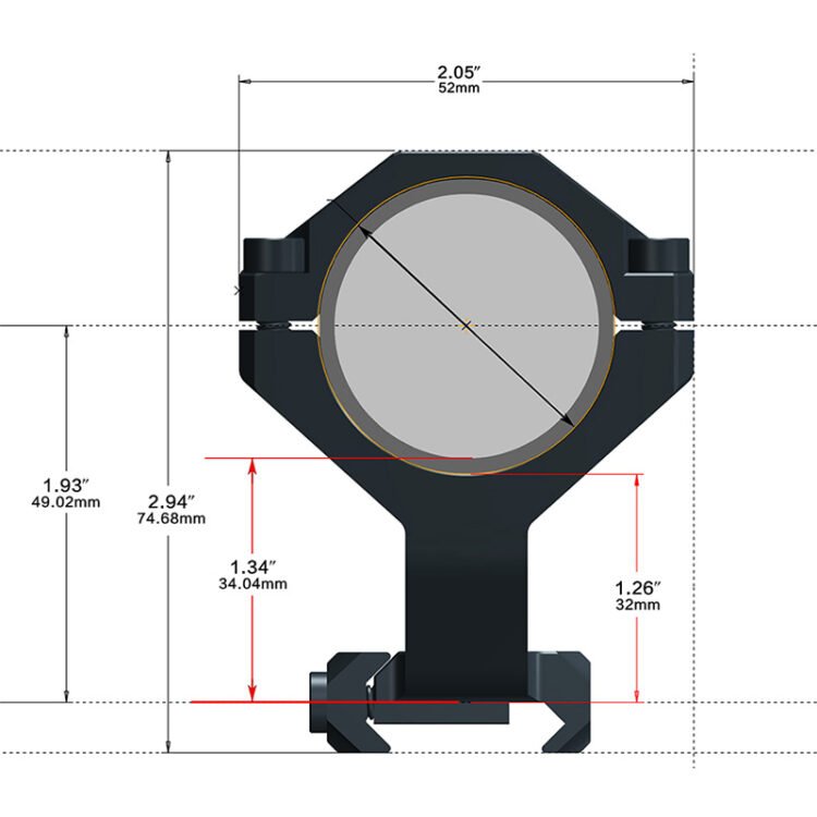 DiscoveryOPT Multi-Compatible Cantilever Scope Mount