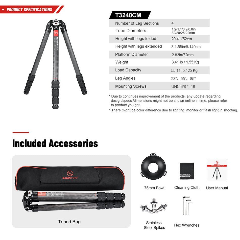 Sunwayfoto T3240CM+XB-44